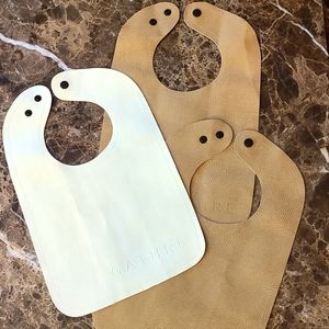 3 Gathre Vegan Leather Bibs NEW